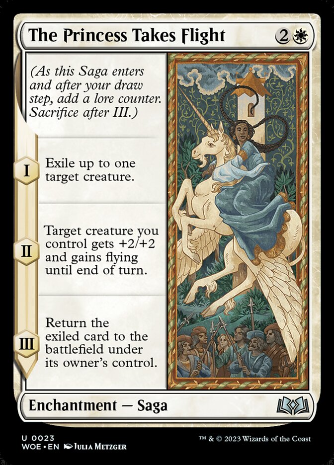 The Princess Takes Flight (23) - Wilds of Eldraine (WOE)