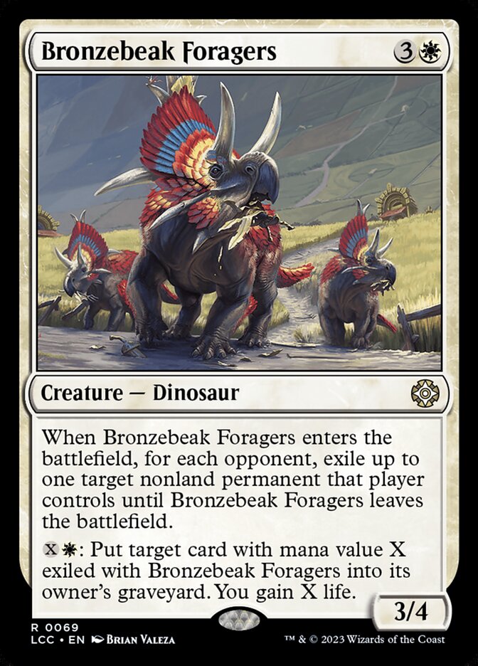 Bronzebeak Foragers (69) - The Lost Caverns of Ixalan Commander (LCC)