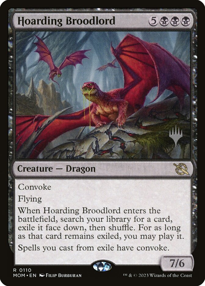 Hoarding Broodlord (110p) - March of the Machine Promos (PMOM)