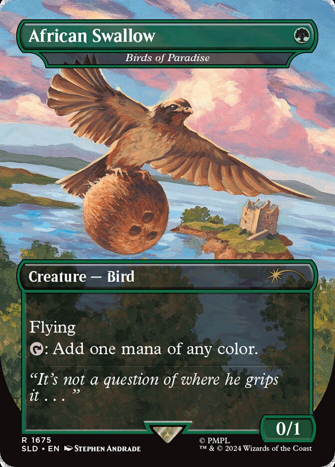 African Swallow - Birds of Paradise // Birds of Paradise (1675) - Secret Lair Drop (SLD)