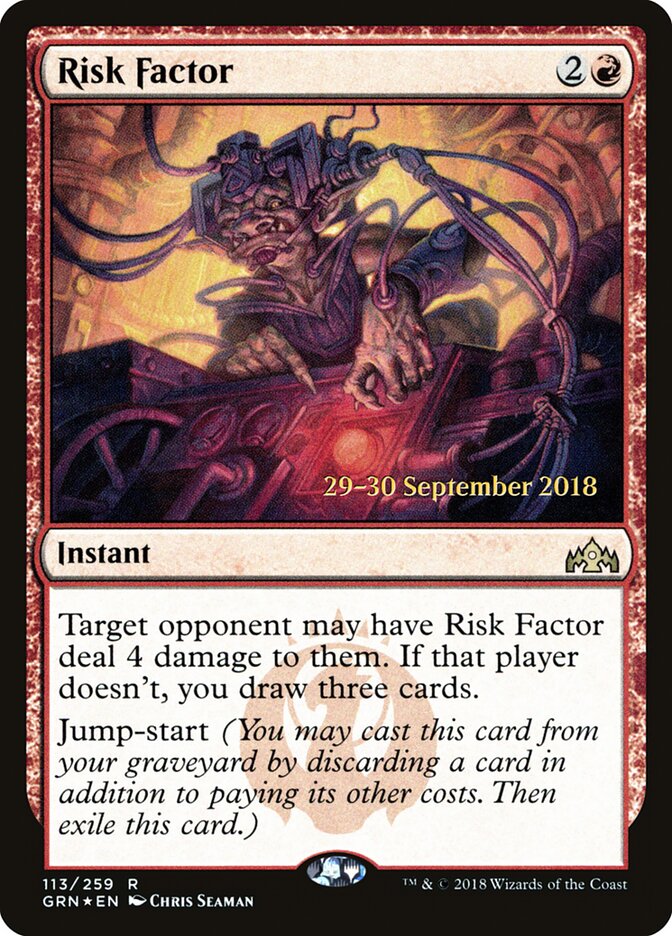Risk Factor (113s) - Guilds of Ravnica Promos (PGRN)