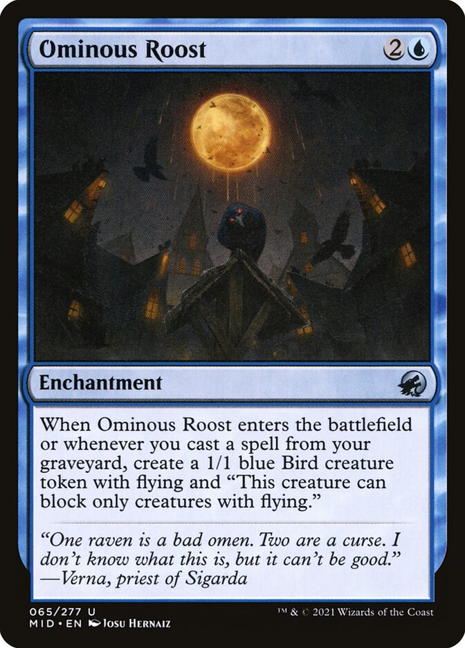 Ominous Roost (65) - Innistrad: Midnight Hunt (MID)