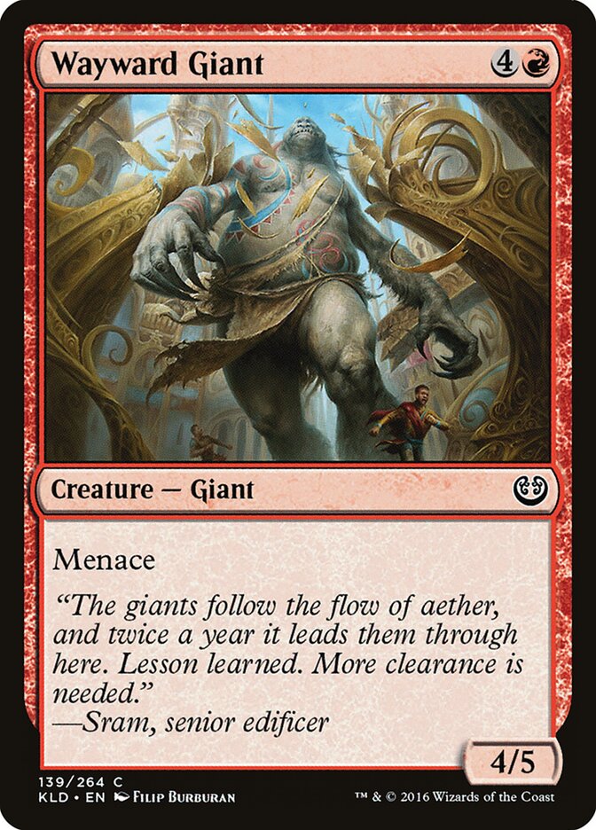 Wayward Giant (139) - Kaladesh (KLD)