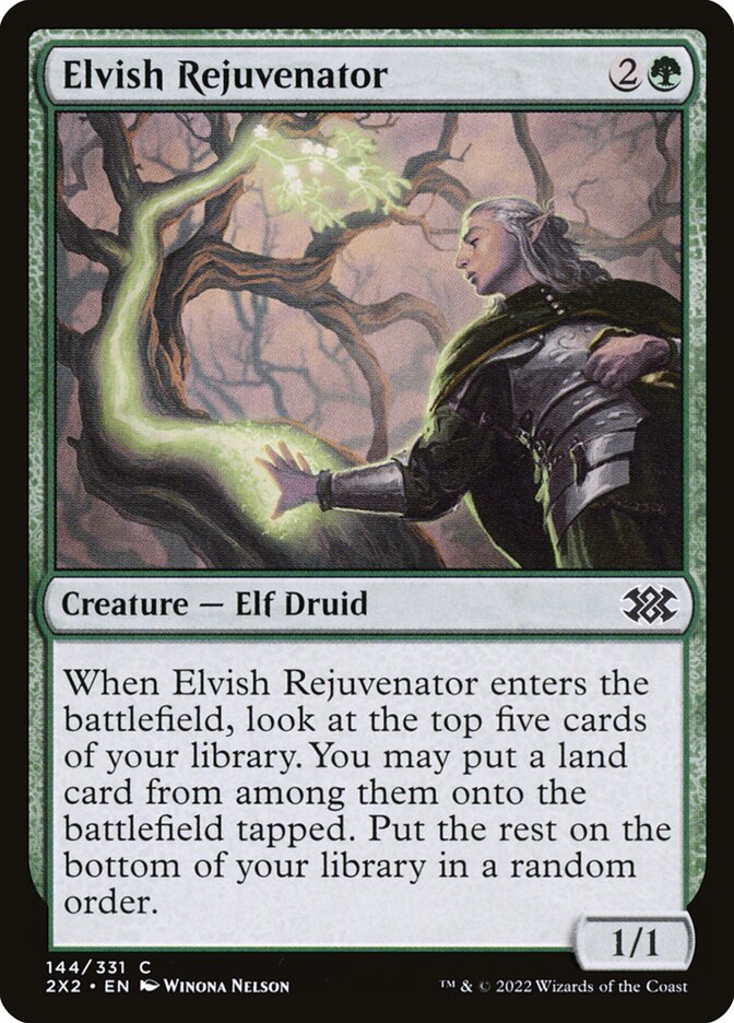 Elvish Rejuvenator (144) - Double Masters 2022 (2X2)