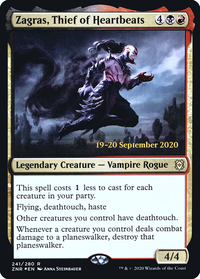 Zagras, Thief of Heartbeats (241s) - Zendikar Rising Promos (PZNR)
