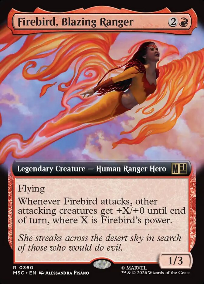 Firebird, Blazing Ranger (360) - Marvel Super Heroes Commander (MSC)