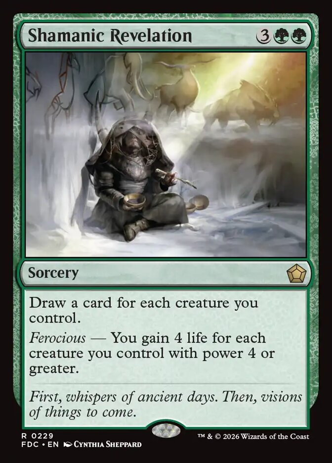 Shamanic Revelation (229) - Foundations Commander (FDC)