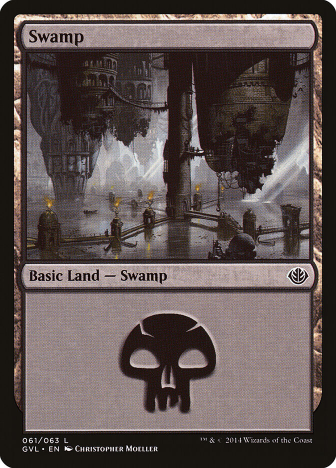 Swamp (61) - Duel Decks Anthology: Garruk vs. Liliana (GVL)
