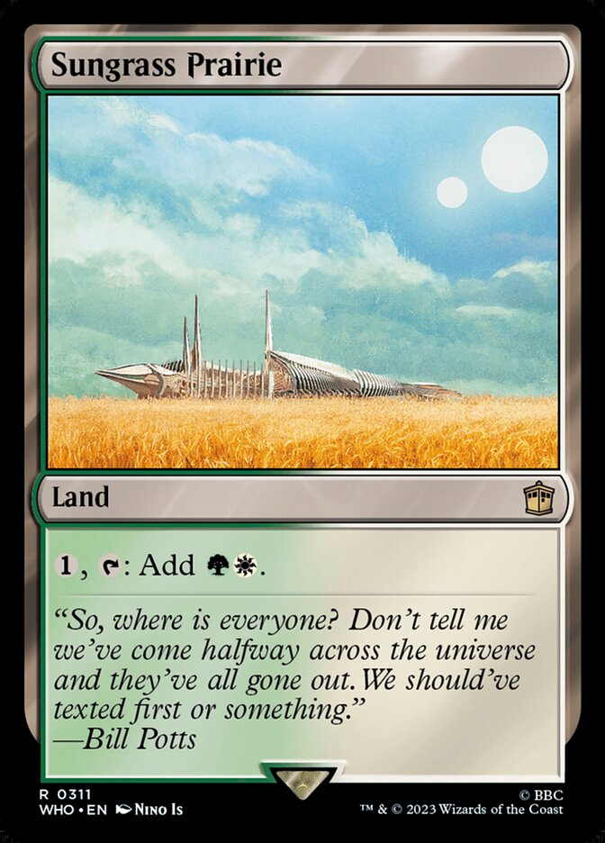 Sungrass Prairie (311) - Doctor Who (WHO)