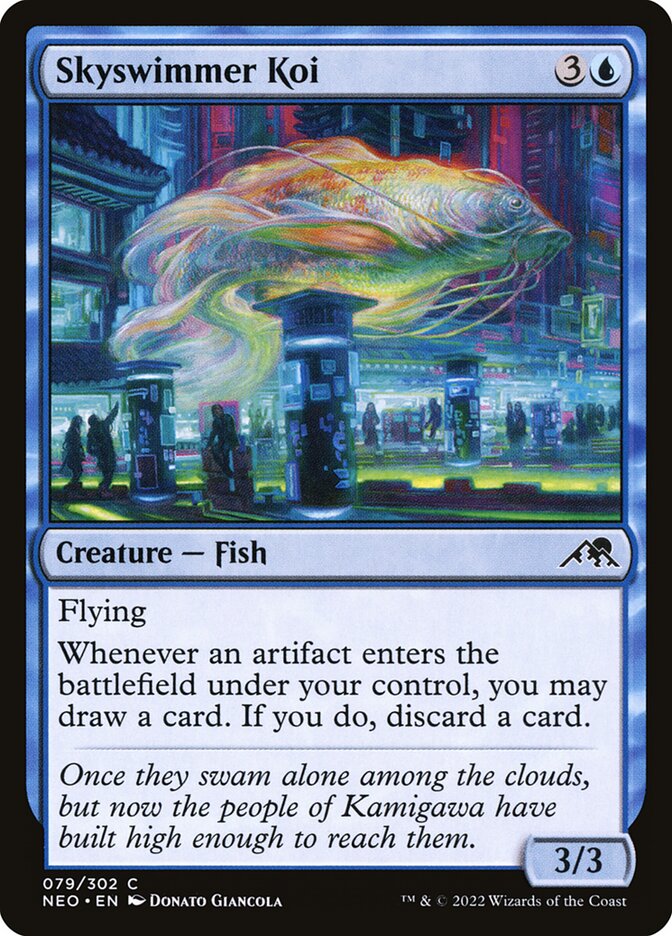 Skyswimmer Koi (79) - Kamigawa: Neon Dynasty (NEO)