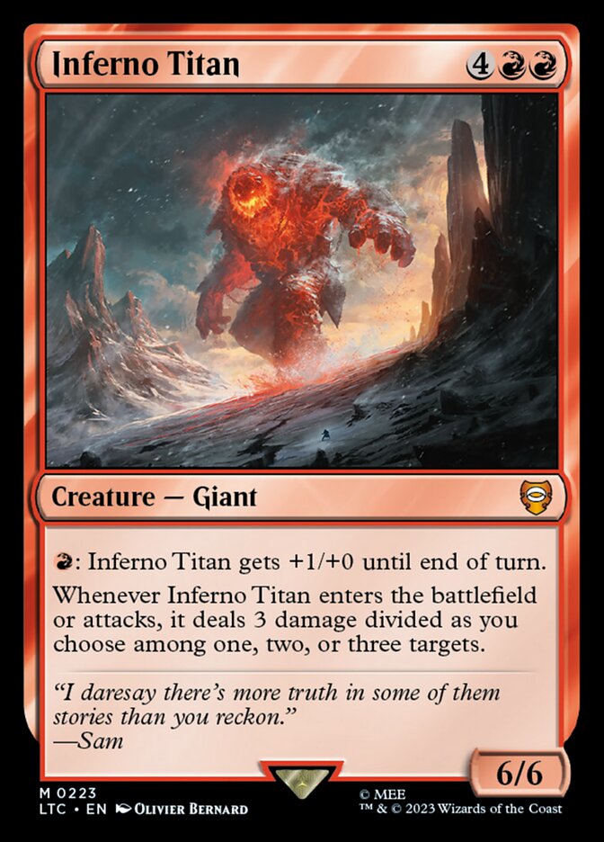 Inferno Titan (223) - Tales of Middle-earth Commander (LTC)