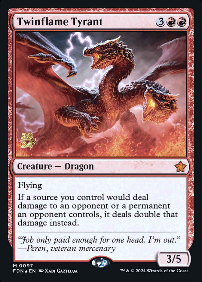 Twinflame Tyrant (97s) - Foundations Promos (PFDN)