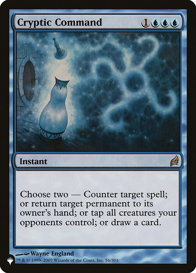 Cryptic Command (LRW-56) - The List (PLST)
