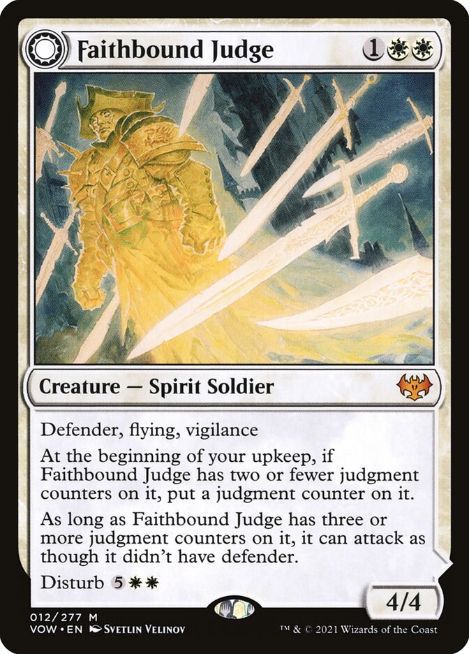 Faithbound Judge // Sinner's Judgment (12) - Innistrad: Crimson Vow (VOW)