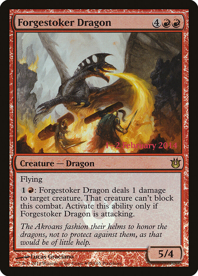 Forgestoker Dragon (98★) - Born of the Gods Promos (PBNG)