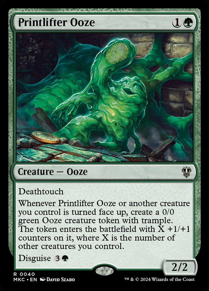 Printlifter Ooze (40) - Murders at Karlov Manor Commander (MKC)