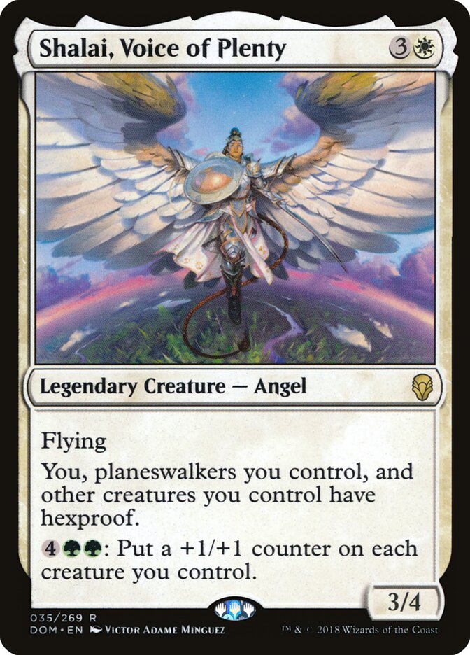 Shalai, Voice of Plenty (35) - Dominaria (DOM)
