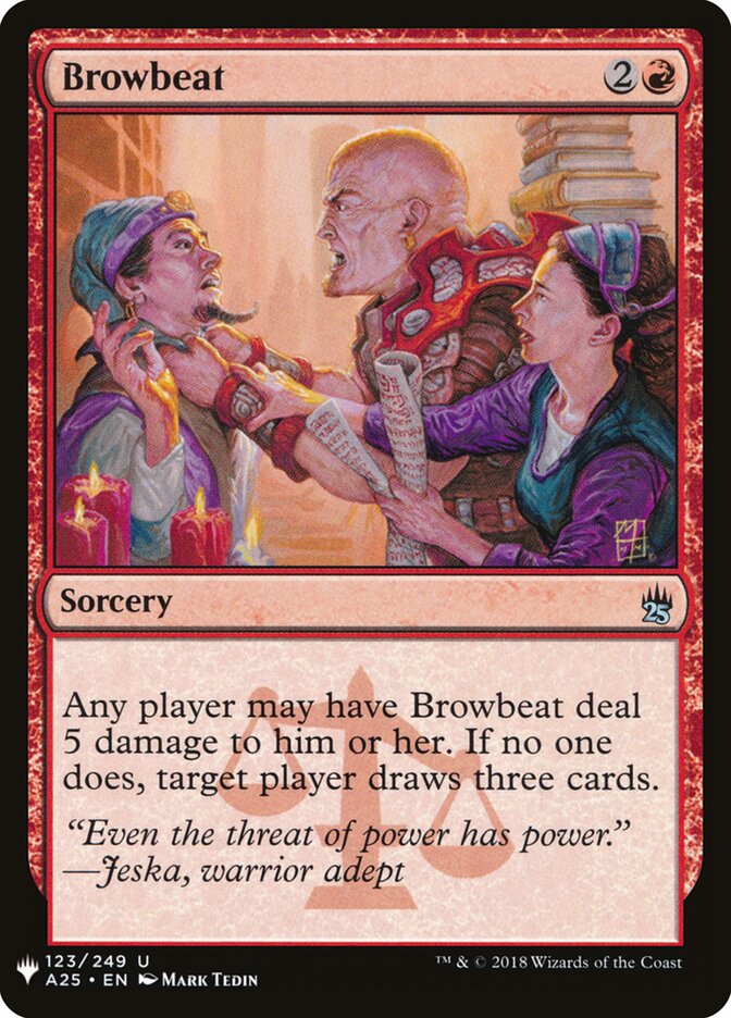 Browbeat (A25-123) - The List (PLST)