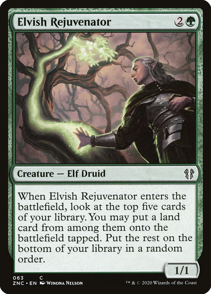Elvish Rejuvenator (63) - Zendikar Rising Commander (ZNC)