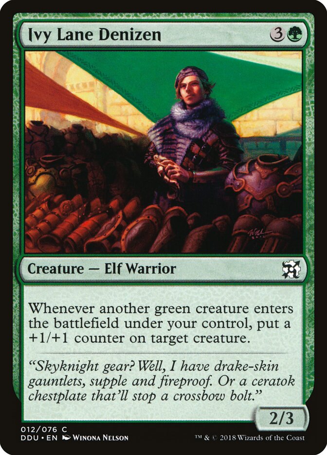 Ivy Lane Denizen (12) - Duel Decks: Elves vs. Inventors (DDU)