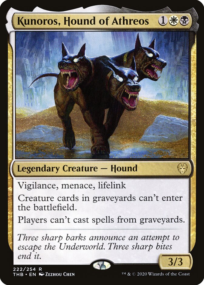 Kunoros, Hound of Athreos (222) - Theros Beyond Death (THB)