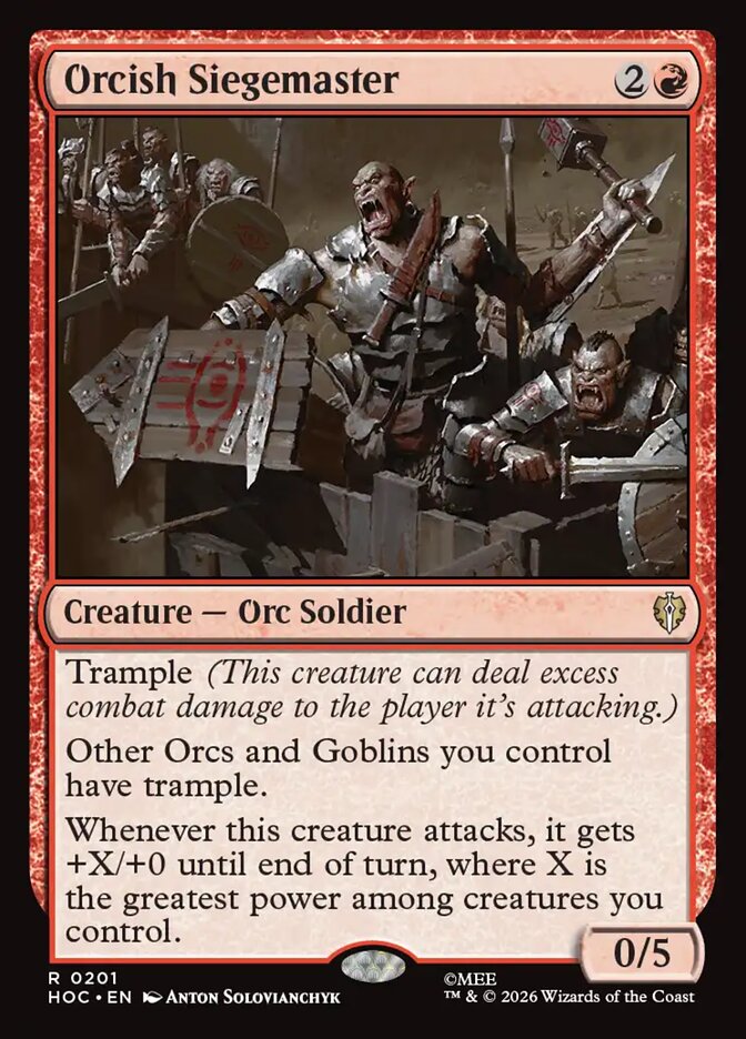 Orcish Siegemaster (201) - The Hobbit Eternal (HOC)