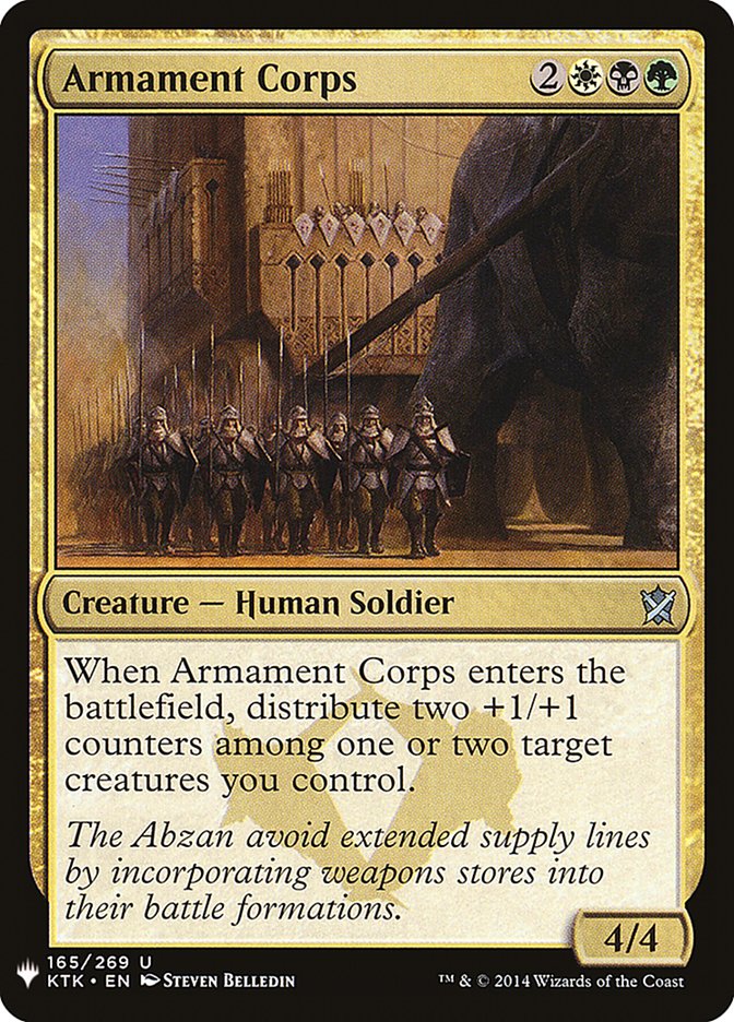 Armament Corps - The List (PLST)