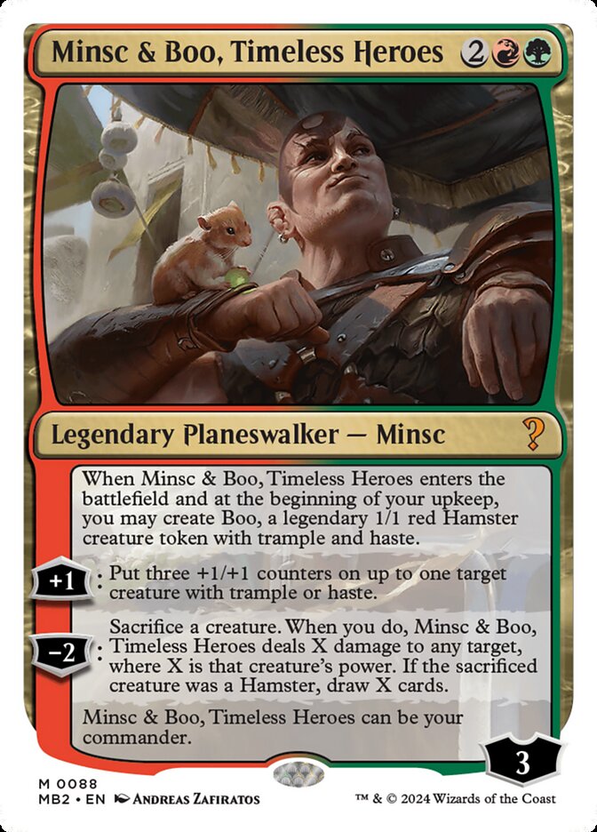 Minsc & Boo, Timeless Heroes (88) - Mystery Booster 2 (MB2)