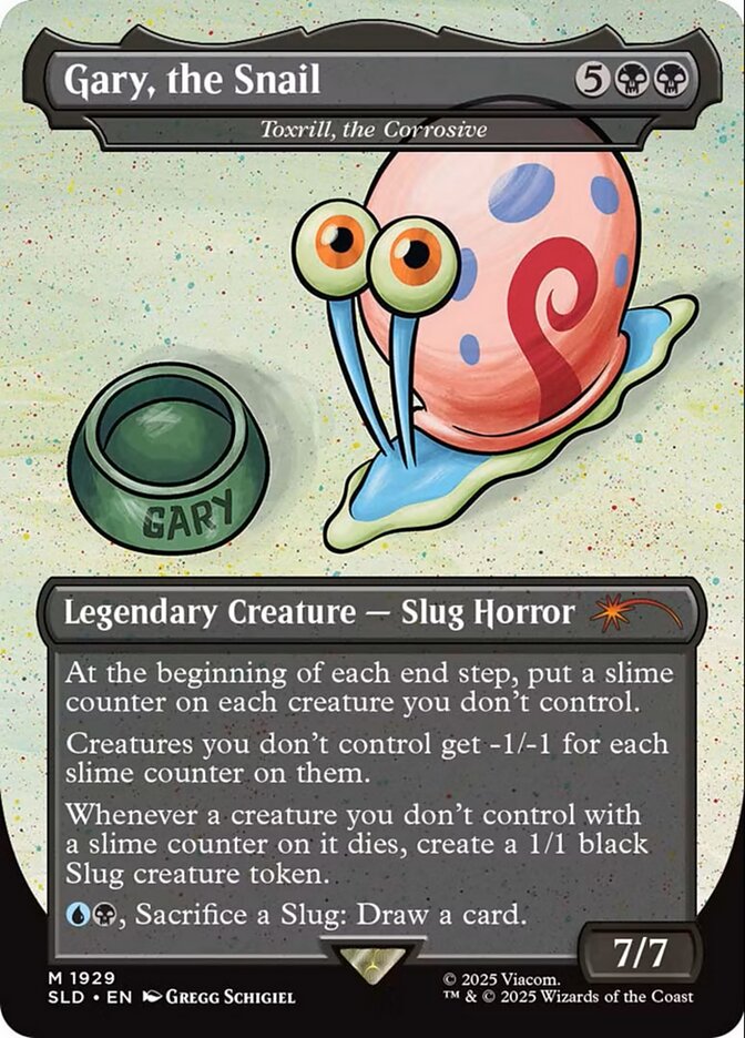 Gary, the Snail - Toxrill, the Corrosive (1929) - Secret Lair Drop (SLD)
