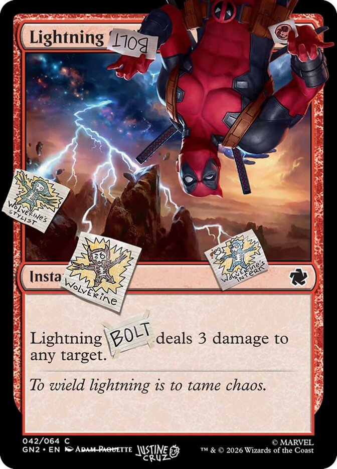 Lightning Bolt (IFIYW-2) - Secret Lair Drop (SLD)