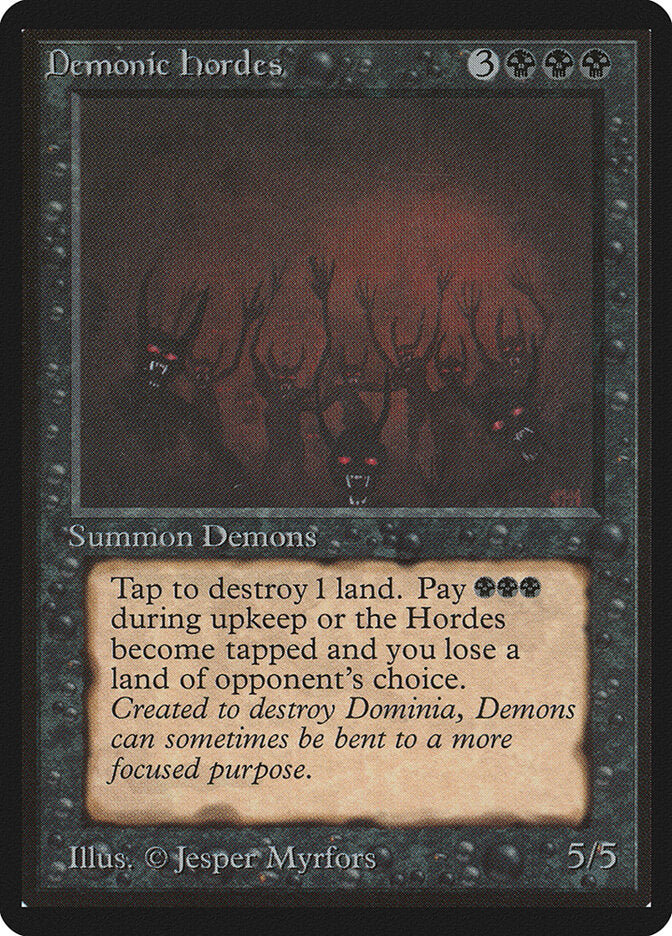 Demonic Hordes (104) - Limited Edition Beta (LEB)