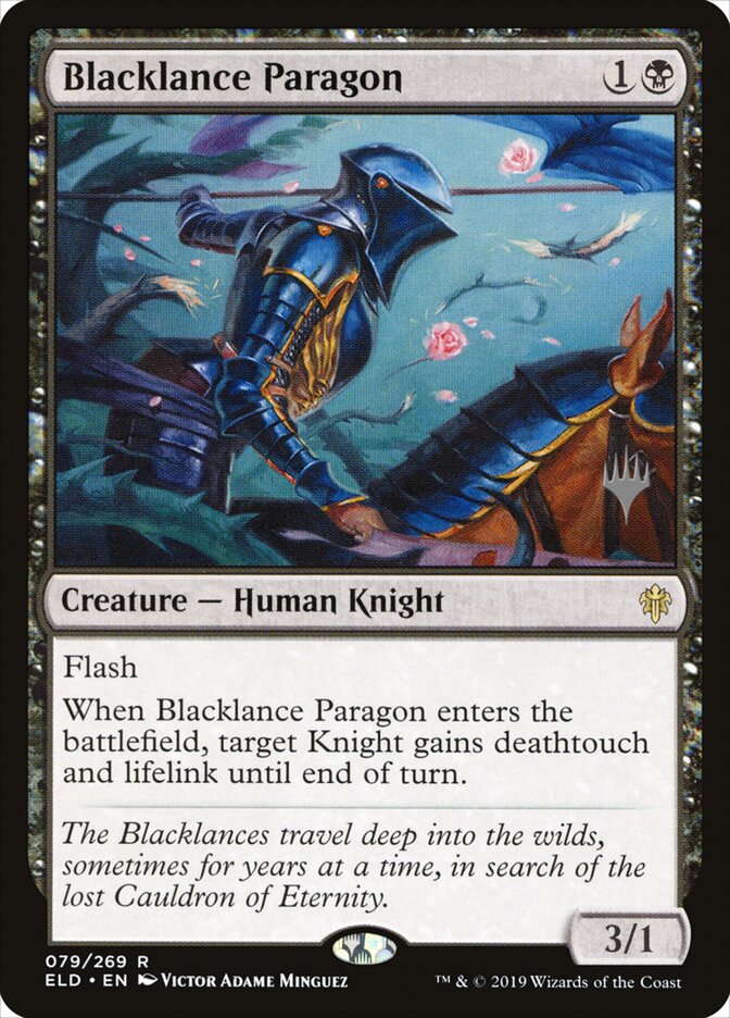 Blacklance Paragon (79p) - Throne of Eldraine Promos (PELD)