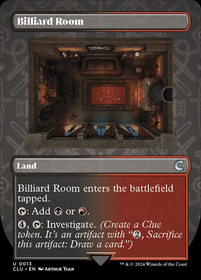 Billiard Room (13) - Ravnica: Clue Edition (CLU)