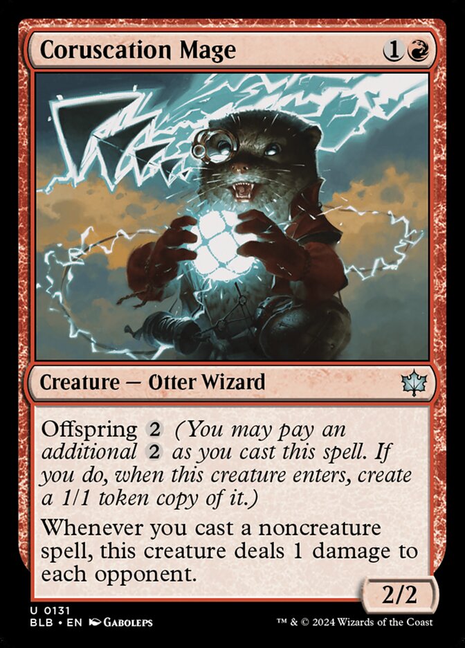 Coruscation Mage (131) - Bloomburrow (BLB)