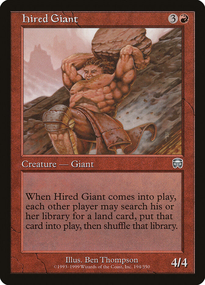 Hired Giant (194) - Mercadian Masques (MMQ)