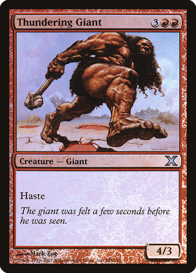 Thundering Giant (243) - Tenth Edition (10E)