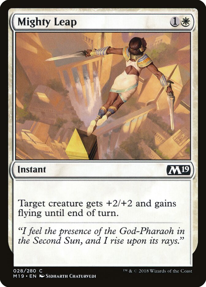 Mighty Leap (28) - Core Set 2019 (M19)