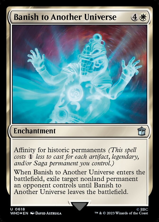Banish to Another Universe (618) - Doctor Who (WHO)