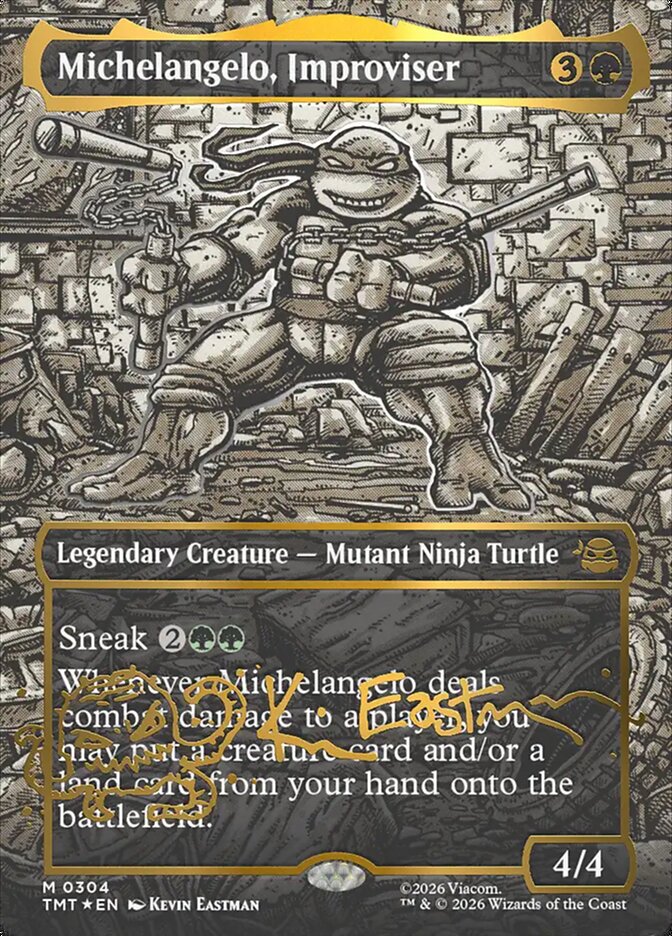 Michelangelo, Improviser (304) - Teenage Mutant Ninja Turtles (TMT)
