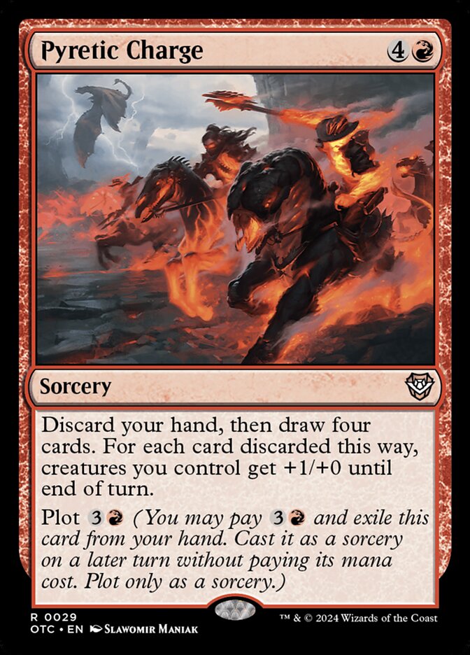 Pyretic Charge (29) - Outlaws of Thunder Junction Commander (OTC)