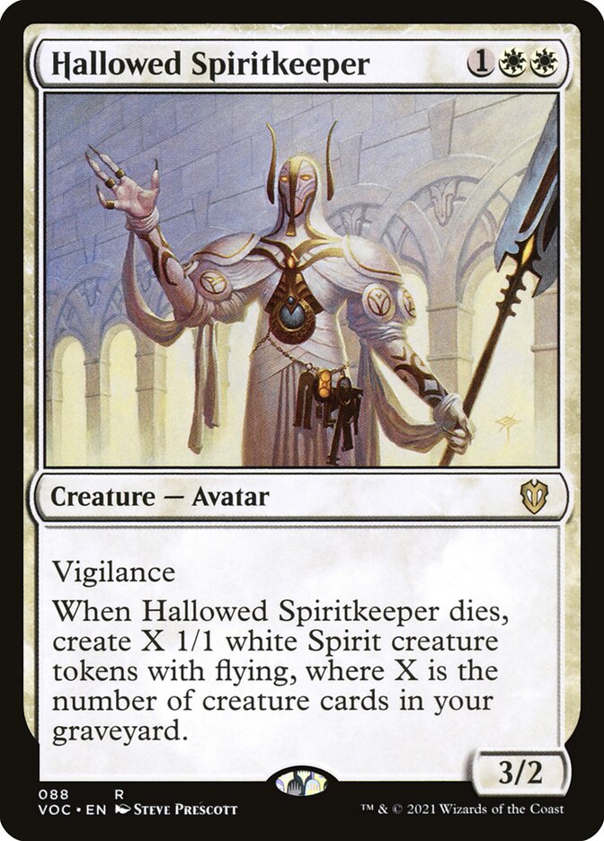 Hallowed Spiritkeeper (88) - Crimson Vow Commander (VOC)