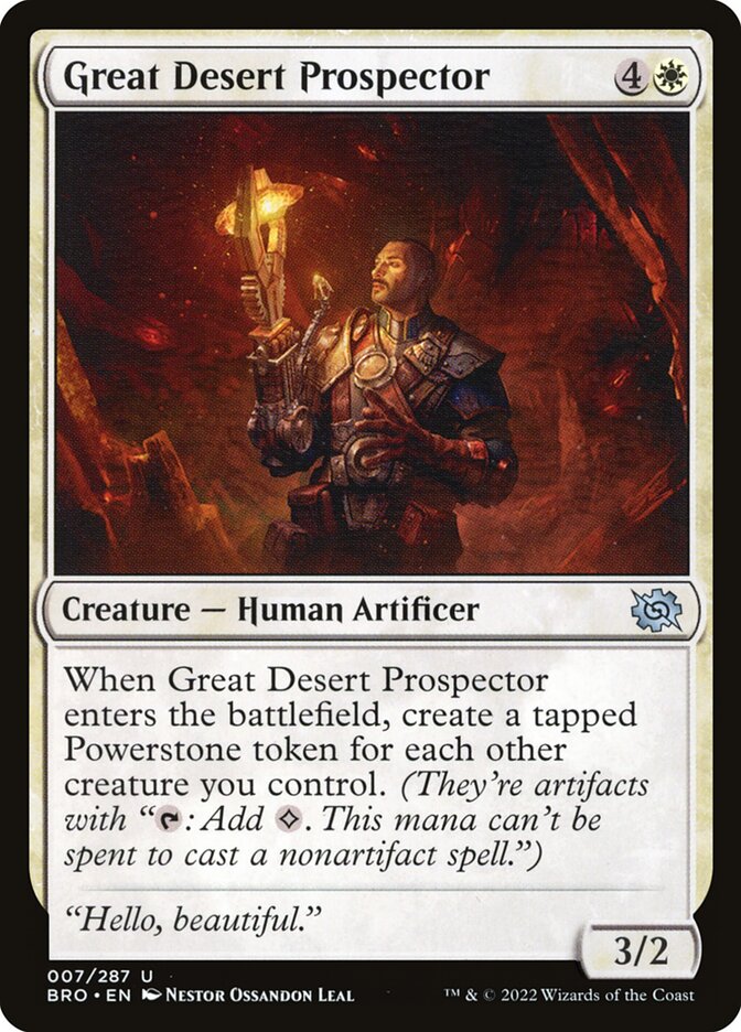 Great Desert Prospector (7) - The Brothers' War (BRO)