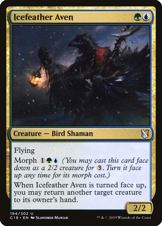Icefeather Aven (194) - Commander 2019 (C19)
