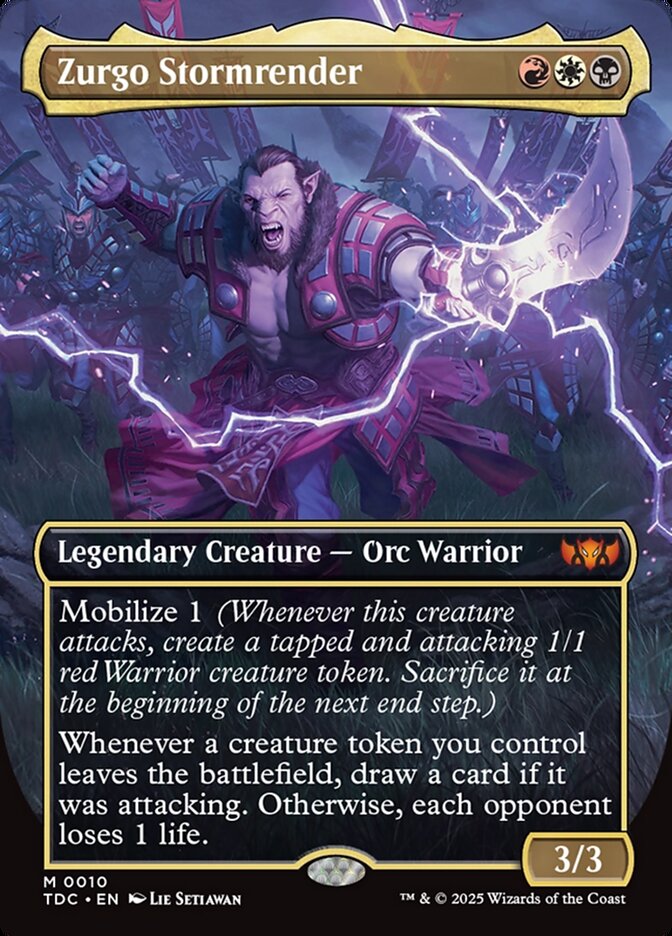 Zurgo Stormrender (10) - Tarkir: Dragonstorm Commander (TDC)
