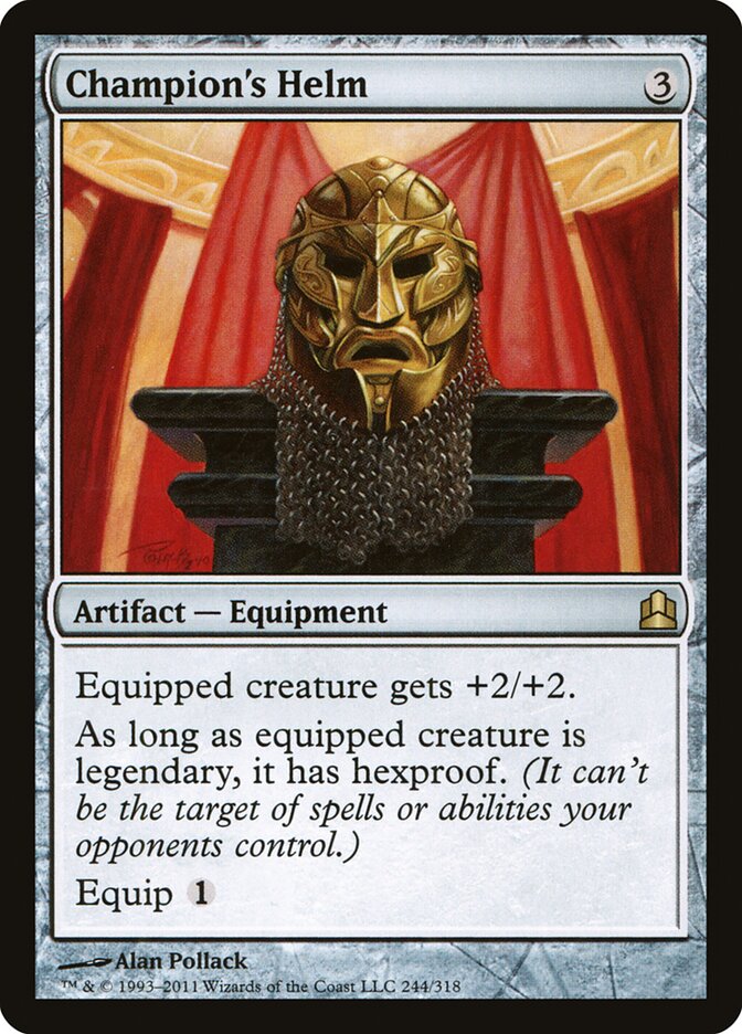 Champion's Helm (244) - Commander 2011 (CMD)