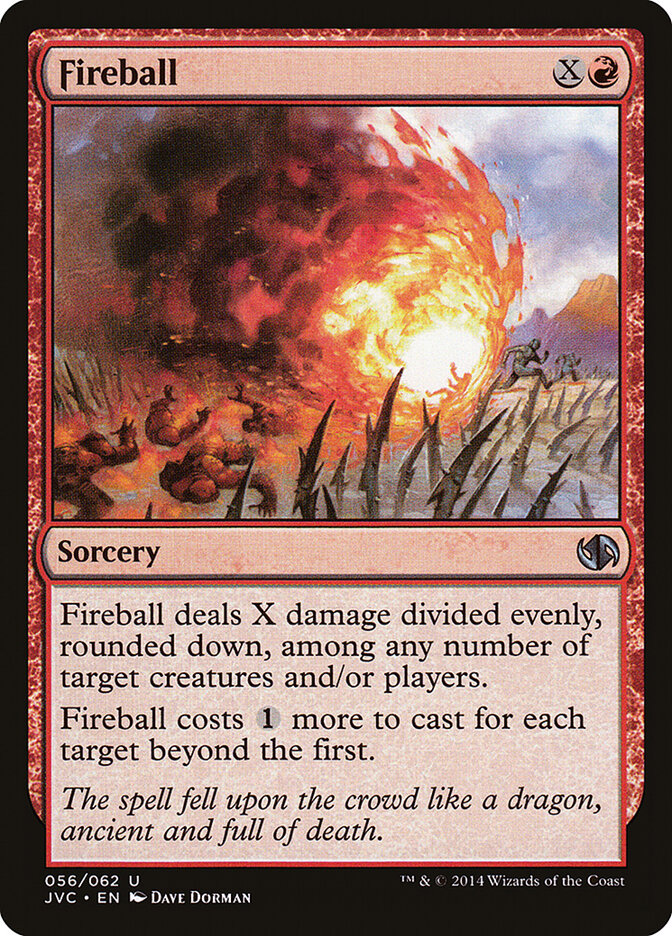 Fireball (56) - Duel Decks Anthology: Jace vs. Chandra (JVC)
