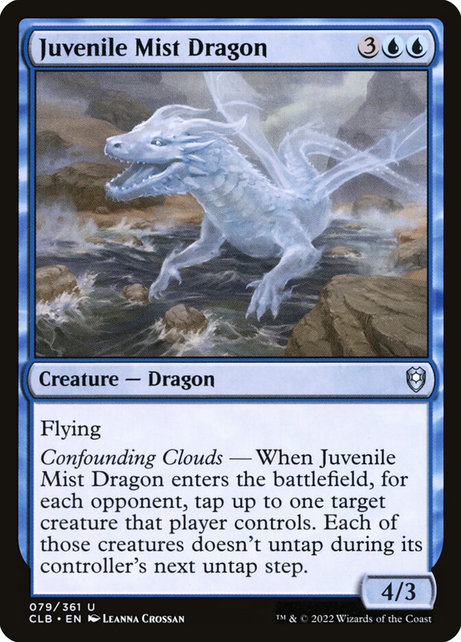 Juvenile Mist Dragon (79) - Commander Legends: Battle for Baldur's Gate (CLB)