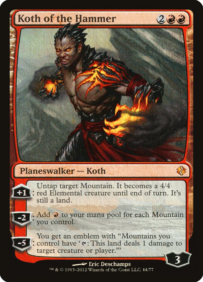 Koth of the Hammer (44) - Duel Decks: Venser vs. Koth (DDI)
