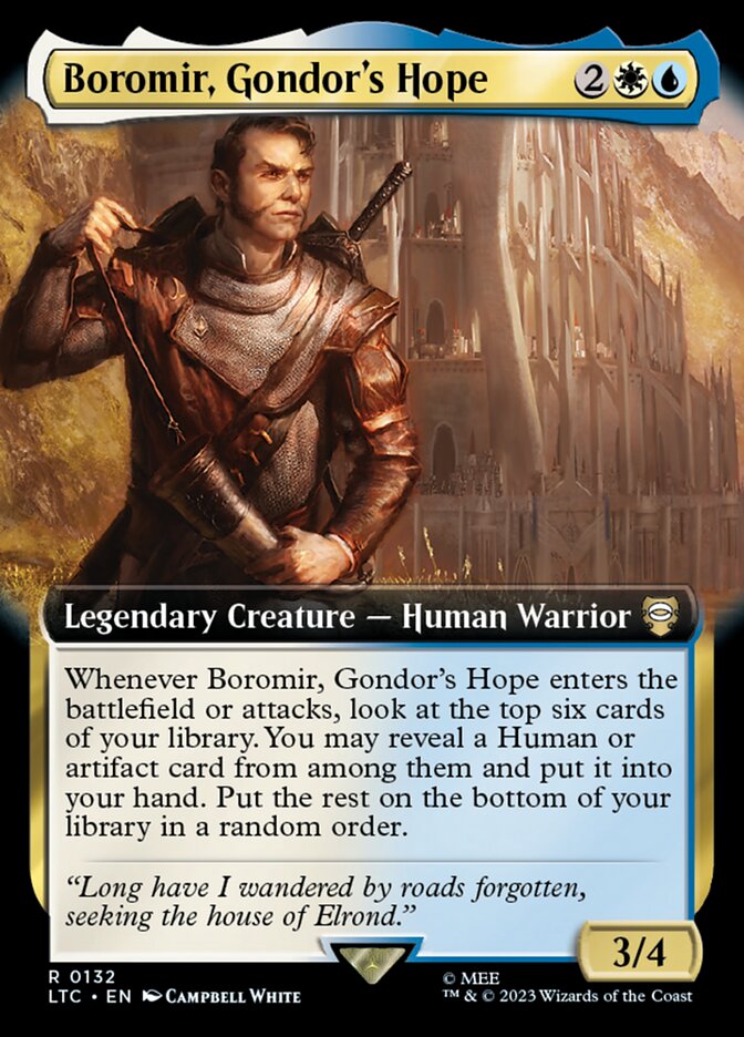 Boromir, Gondor's Hope (132) - Tales of Middle-earth Commander (LTC)
