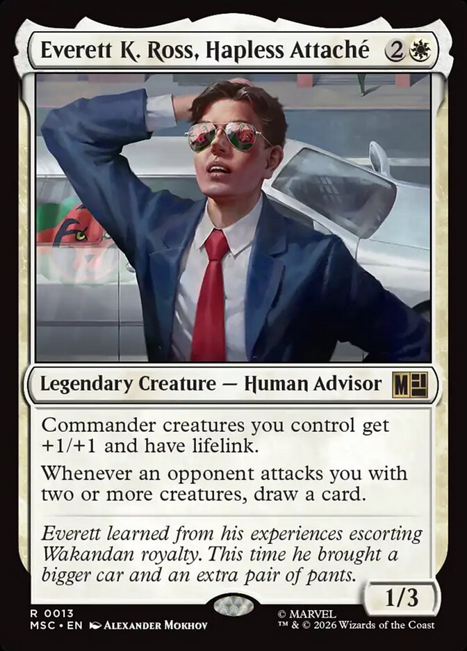 Everett K. Ross, Hapless Attache (13) - Marvel Super Heroes Commander (MSC)